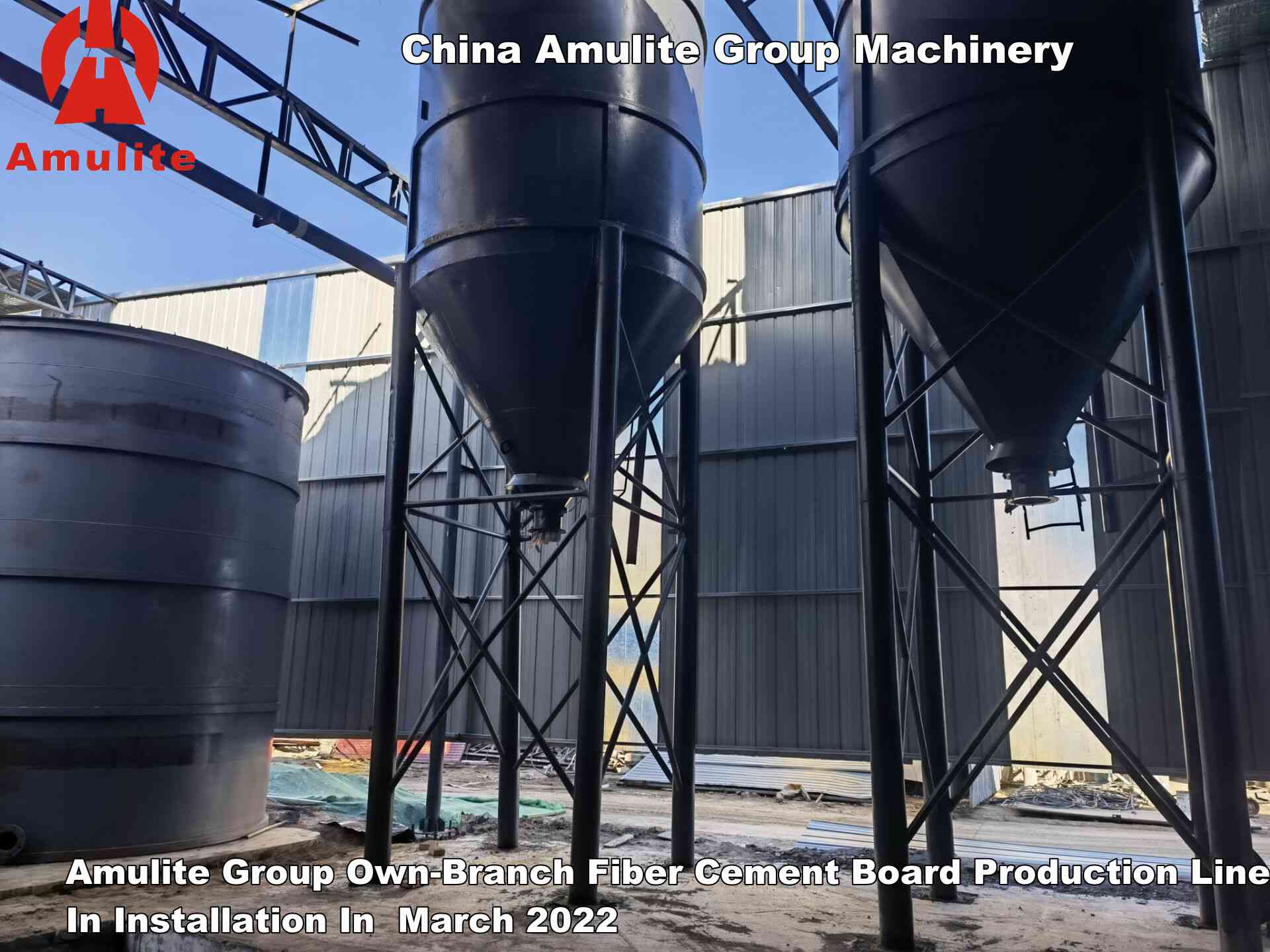 Amulite Group Own-Branch Fiber Cement Board Production Line In Installation In  March 2022 (10)