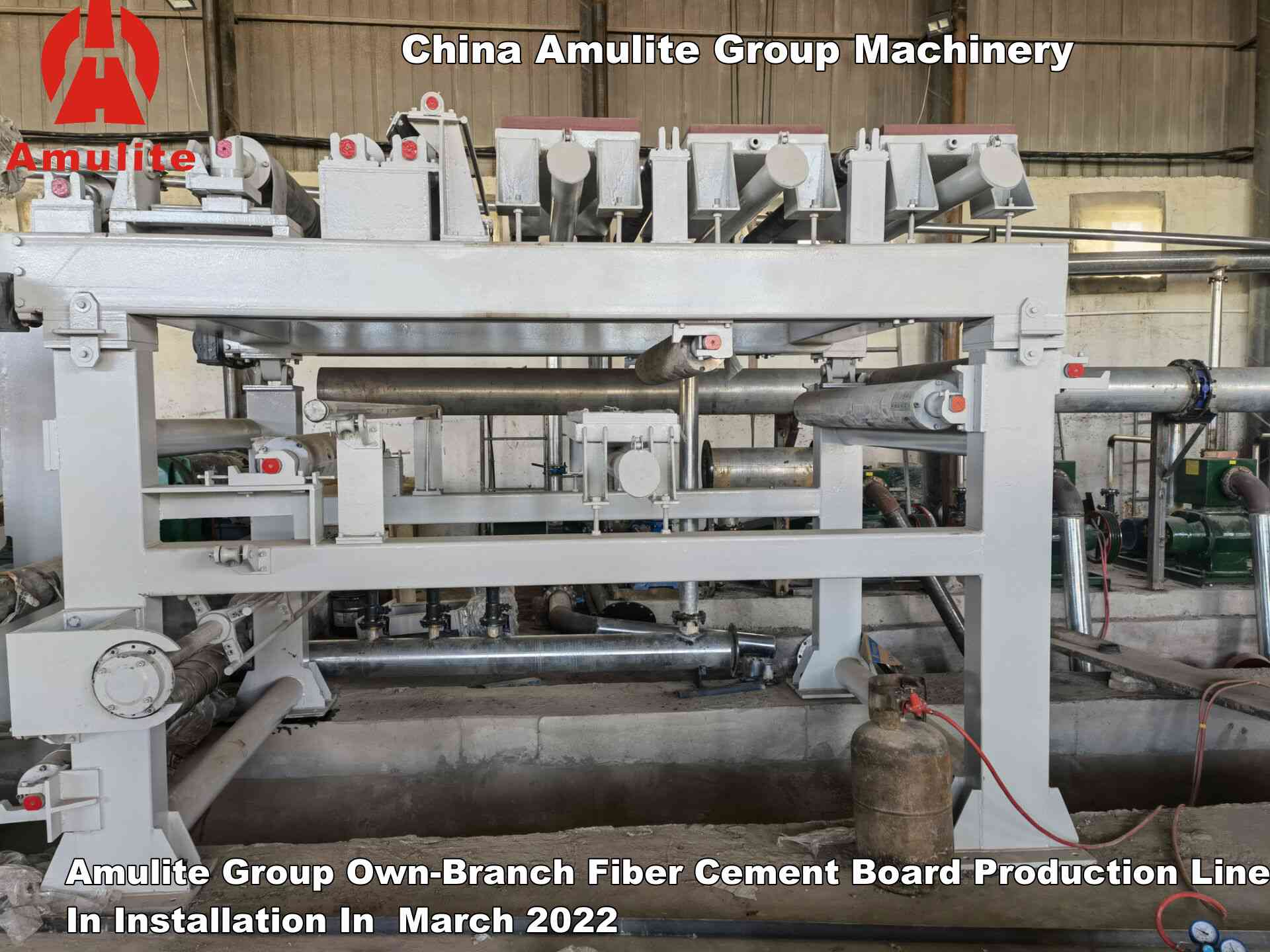 Amulite Group Own-Branch Fiber Cement Board Production Line In Installation In  March 2022 (2)